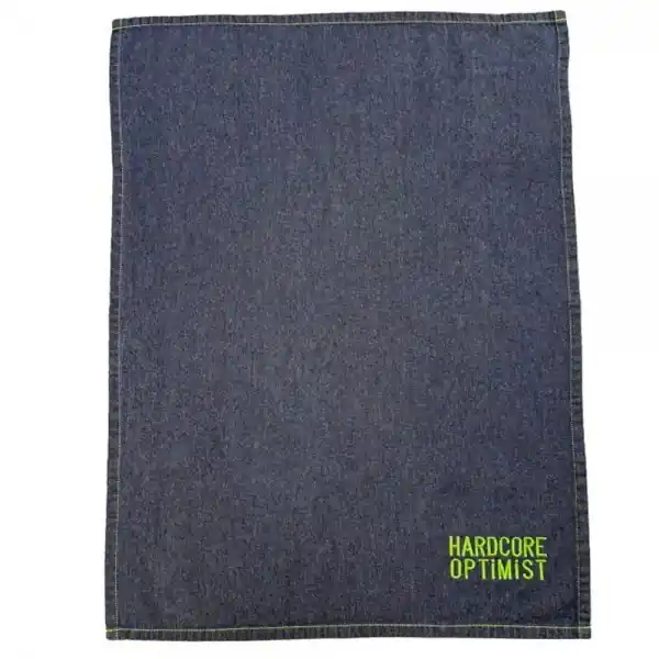 Ausverkauf Pad Geschirrtücher Denim Jeansstoff Hardcore Optimist Green (2er-Set)