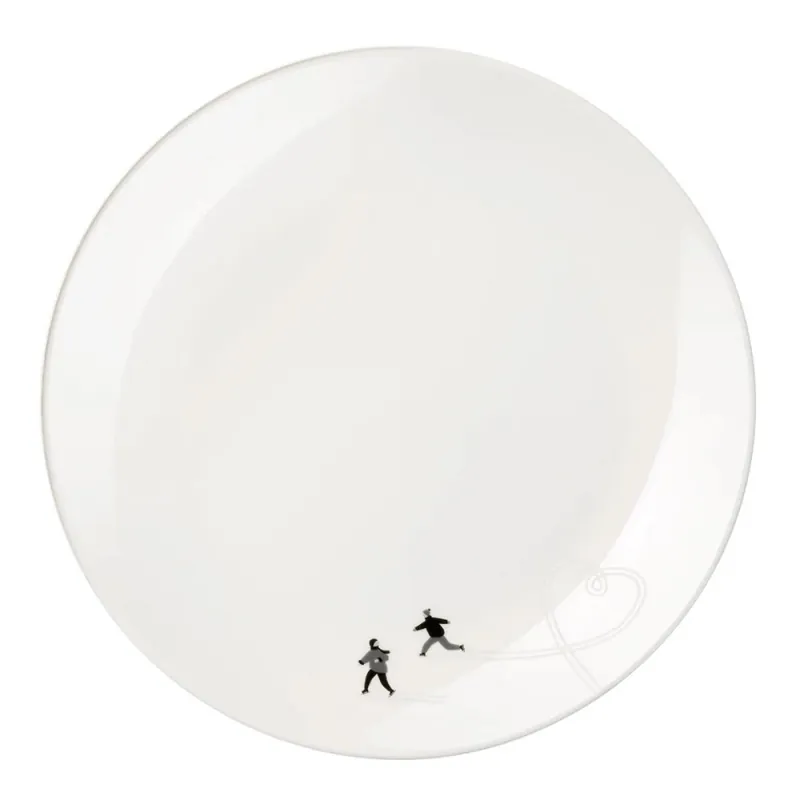 Echt Asa Dessertteller Joy Schneespuren Eislaufen (20,5cm)