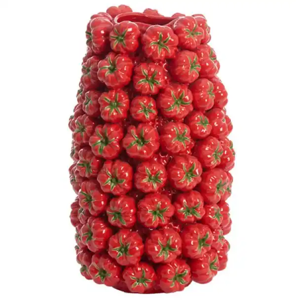 Top-Preis Light & Living Vase mit roten Tomaten Tamina (52cm)