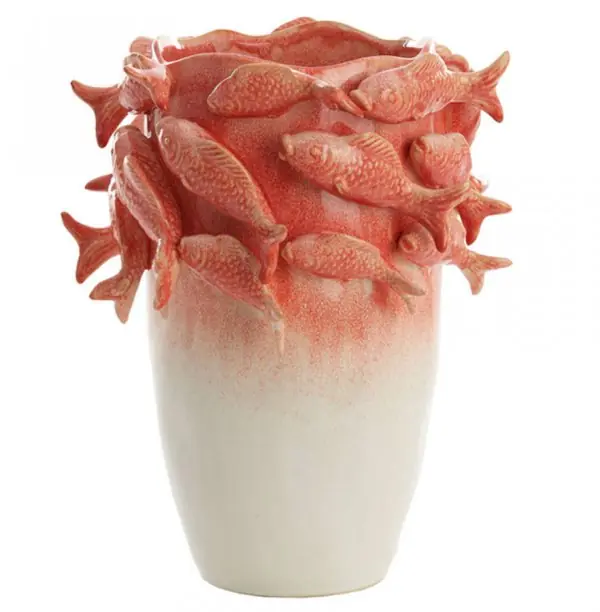 Light & Living Vase mit Fischen (36,5cm) Knallerangebot