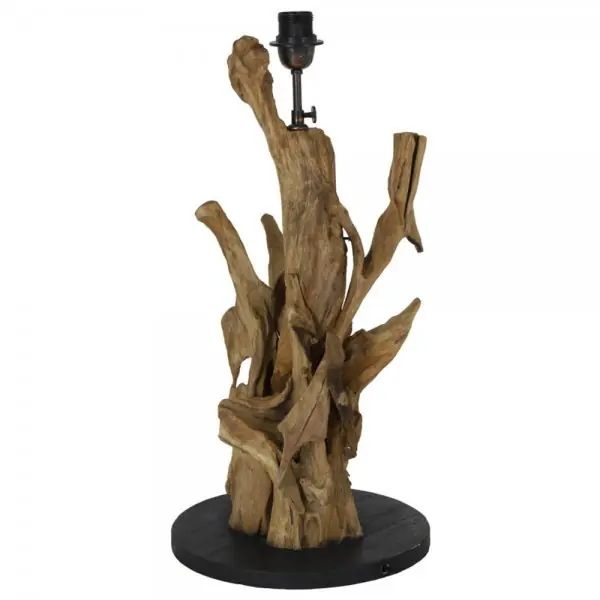 Geld-Zurück-Garantie Light & Living Tischlampe Lampenfuß Arbanasi Treibholz (63-75cm)
