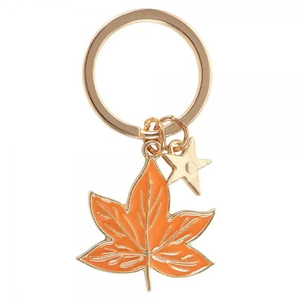 Schneller Versand Something Different Wholesale Schlüsselanhänger Blatt Herbstzauber