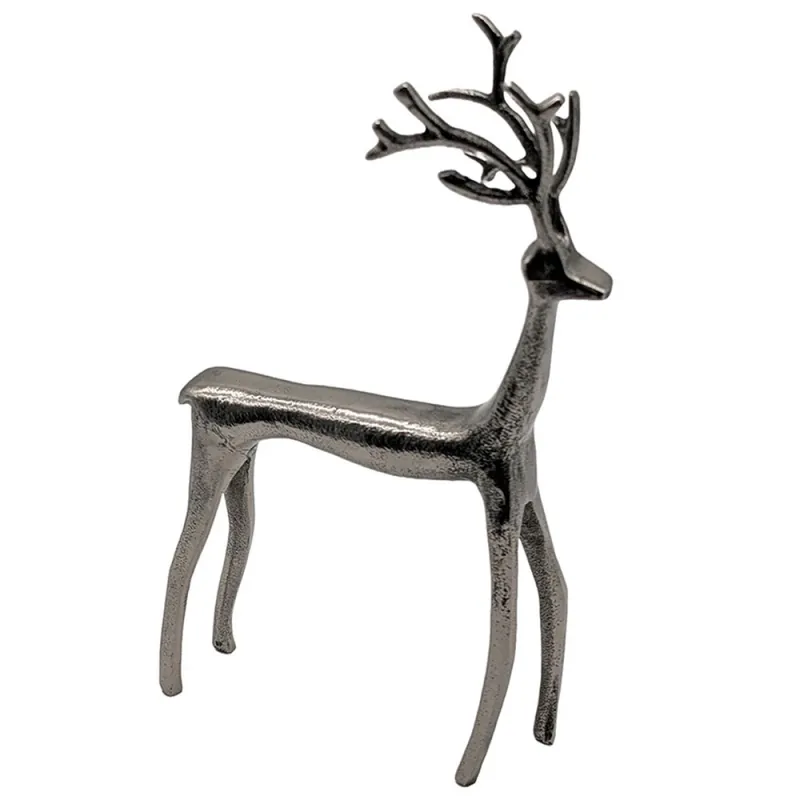 Lambert Dekorationsobjekt Giacco Rentier Silber (30cm) Beliebt