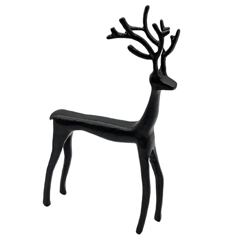 Lambert Dekorationsobjekt Giacco Rentier Schwarz (30cm) Preiswert