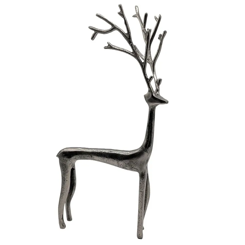 Lambert Dekorationsobjekt Giacco Rentier Silber (49cm) Original