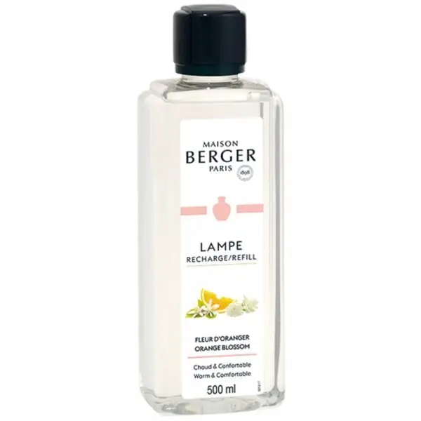 Limited Edition Lampe Berger Paris Nachfüllflasche Raumduft Fleur d´Oranger Orangenblüte (0,5l)