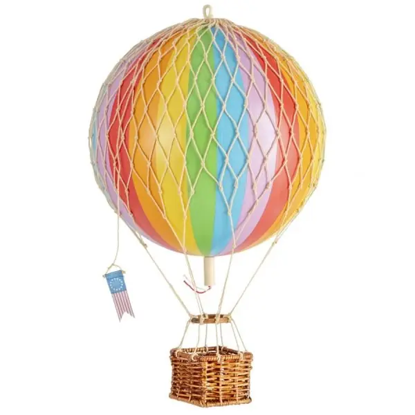 Expressversand Authentic Models Ballon Travel Light Regenbogen (18cm)
