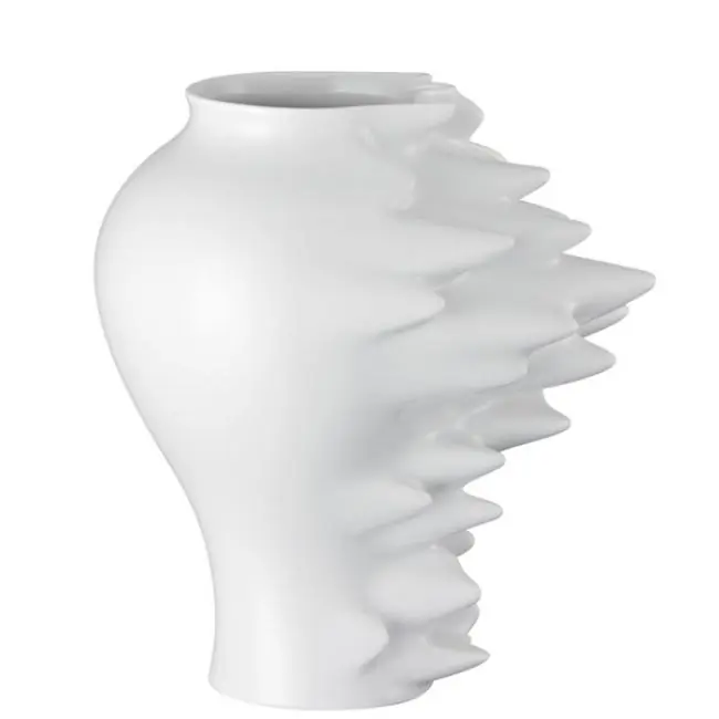 Aktuell Rosenthal Vase Fast Weiß (Mittel)