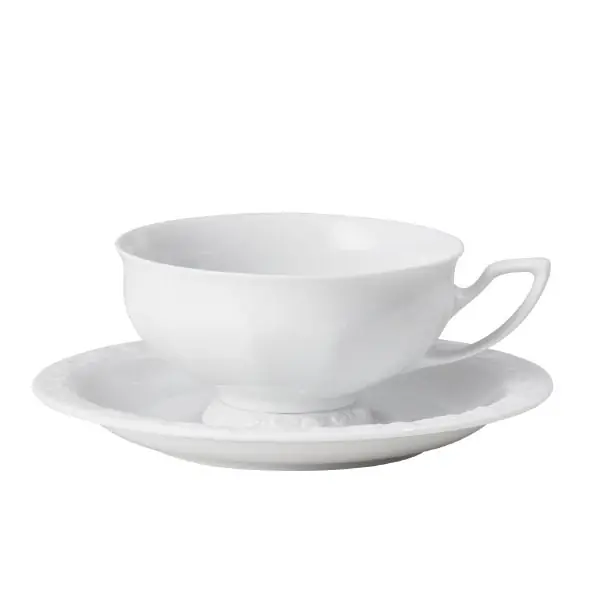 Rosenthal Teetasse mit Untertasse Maria Weiß (2-teilig) Kostenloser Versand