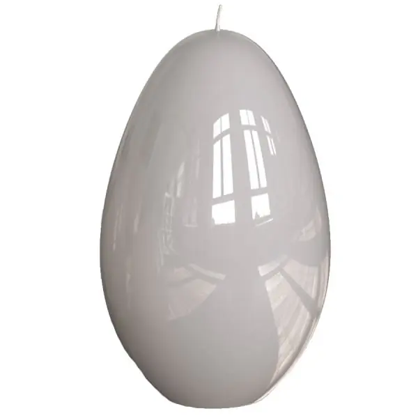 Engels Kerzen Eier-Kerze Gelackt Leinen (6x9cm) Kracherpreis