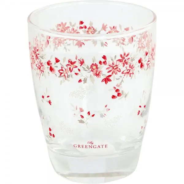 Kostenfreie Lieferung Greengate Wasserglas Emberly White (300ml)