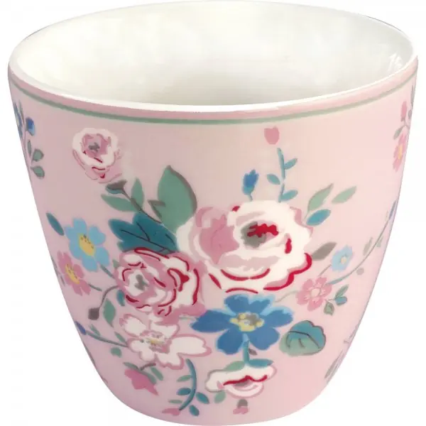 Schnäppchen Greengate Latte Cup Inge-Marie Pale Pink (300ml)
