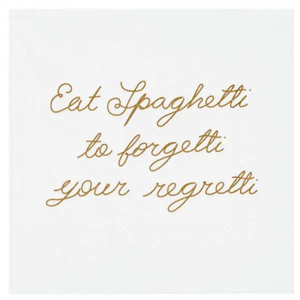Räder Design Serviette Eat Spaghetti (20-teilig) Jetzt Zugreifen