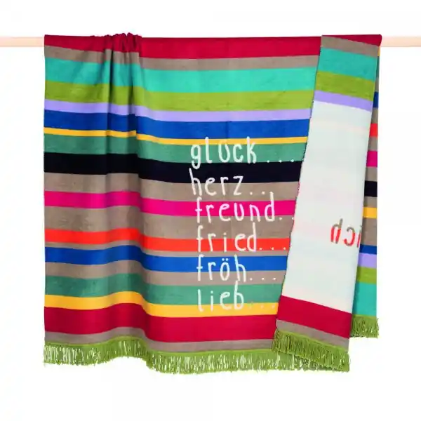 pad Decke Letters Streifen Multi (150x200cm) Jetzt Bestellen