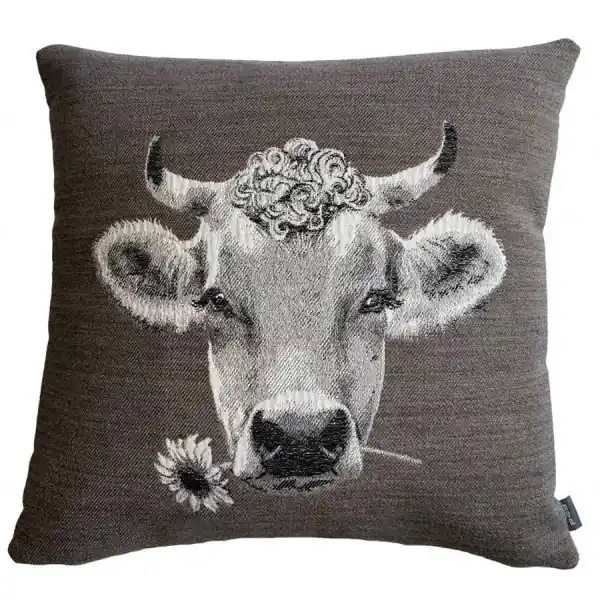 Original pad Kissenhülle MOO Grau Kuh (45x45cm)