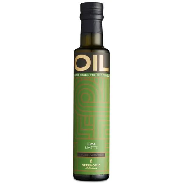 Greenomic Natives Olivenöl Extra Limette (250ml) Handgefertigt