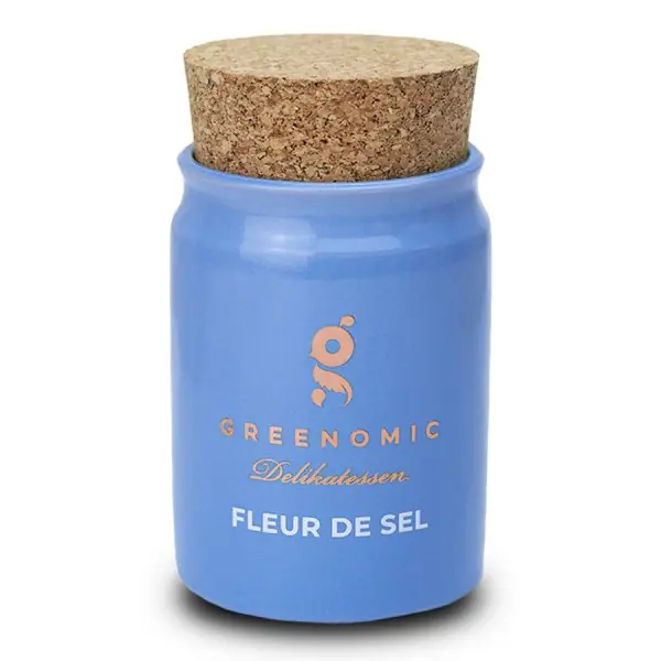 Mega-Angebot Greenomic Fleur de Sel mit Keramiktopf (150g)