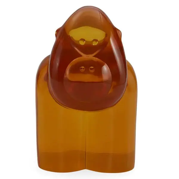 Weltweiter Versand Jonathan Adler Skulptur Giant Acrylic Gorilla Orange