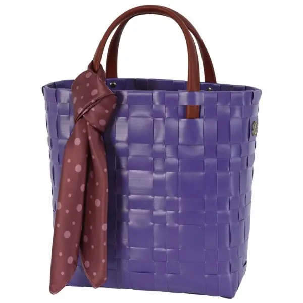 Handed By Handtasche Bliss mit Schal Dark Violet Direkt Vom Hersteller