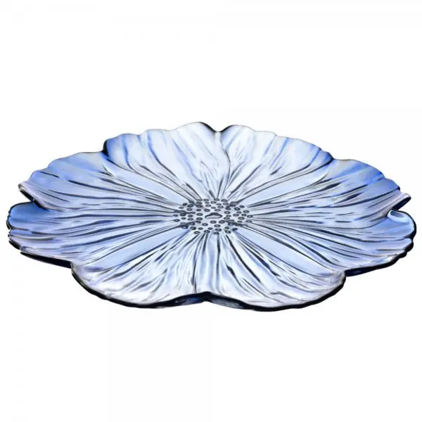 LEONARDO Teller Blume Luminosa Glas Lila (30cm) Finale Aktion