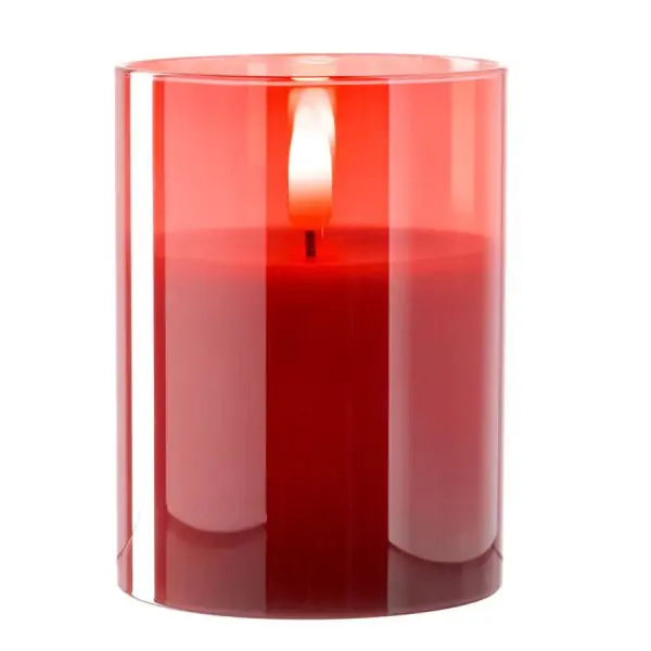 Leonardo LED Kerze Rot (10x8cm) Jetzt Kaufen