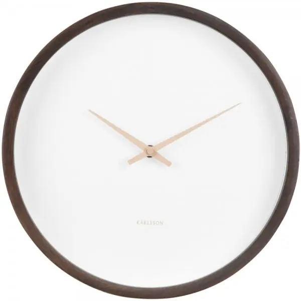 Karlsson Wanduhr Ancho Dark Wood (32,6cm) Heißes Angebot