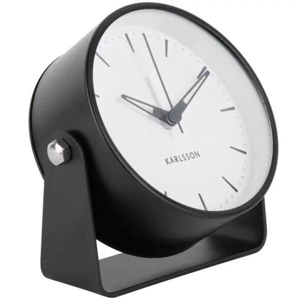 Direktkauf Karlsson Wecker Calm Metal Black