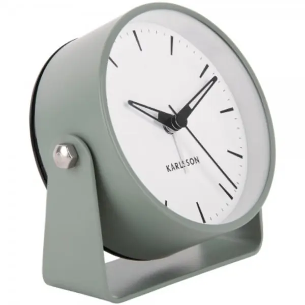 Gleich Bestellen Karlsson Wecker Calm Metal Grayed Jade