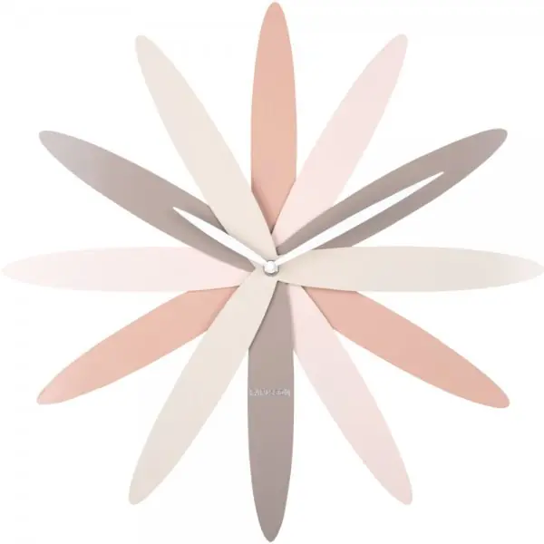 Expressversand Karlsson Wanduhr Bloom Metal Blush Pink Tones (45cm)