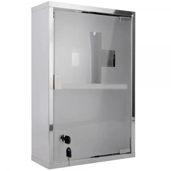 Present Time Medikamentenschrank Medicine Chrome (48x12x25cm) Direkt Vom Hersteller