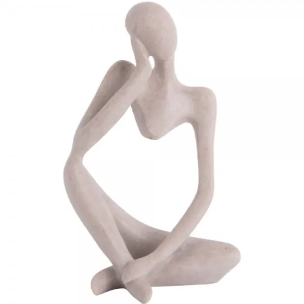 Present Time Statue Imagine Light Grey (10x23,5cm) Wochenendangebot