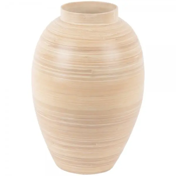 Neu Im Sortiment Present Time Vase Veraz Bamboo Natural (22x32cm)