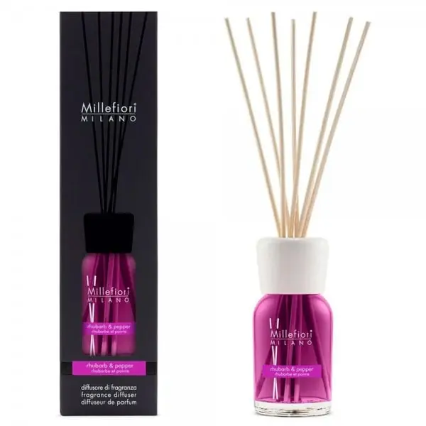 Sichere Zahlung Millefiori Milano Raumduft Diffuser Rhubarb & Pepper (250ml)