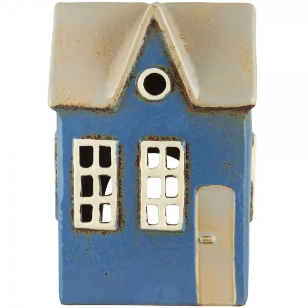 Ib Laursen Haus für Teelicht Nyhavn rundes Dachfenster (8x17x11,5cm) Original