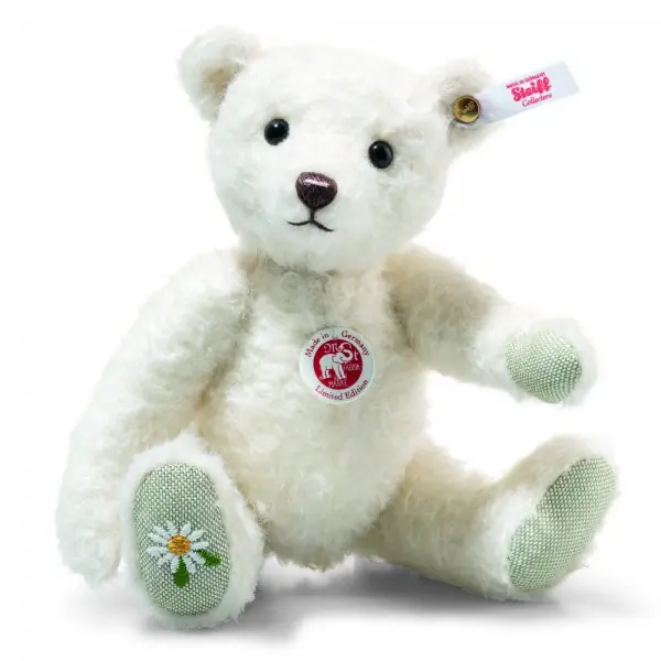 Weltweiter Versand Steiff Teddybär Elena Weiß (19 cm)