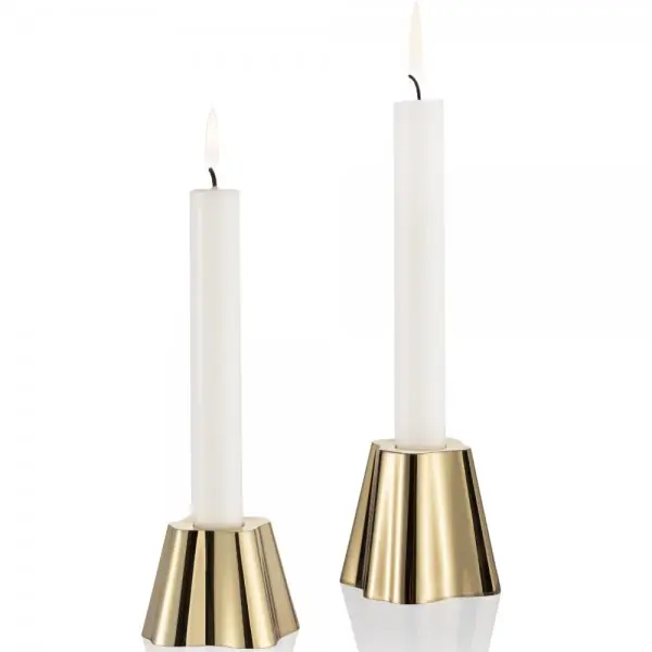 Iittala Kerzenhalter-Set Aalto Messing (5+6cm) (2-teilig) Jetzt Zugreifen