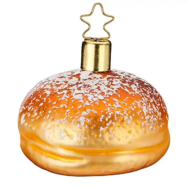 Rabatt Inge Glas Christbaumschmuck Minikrapfen Berliner (4,5cm)