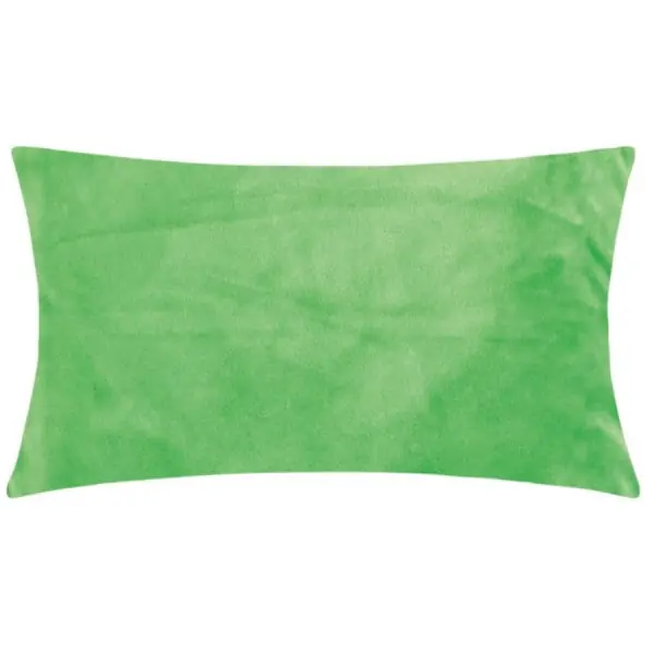 Kostenloser Versand Pad Kissenhülle Samt Smooth Lime Green (25x50cm)