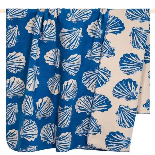 Top-Preis pad Decke Shell Muschel Blau (150x200cm)