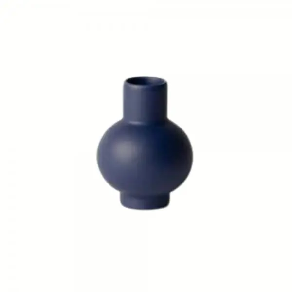 Ausverkauf raawii Vase Strøm Ceramic Blue (Mini)