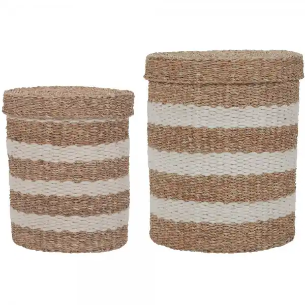 House Doctor Aufbewahrungskorb-Set HDGeet Natur/Braun (2-teilig) Meistverkauft