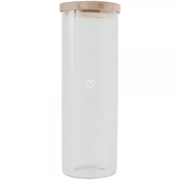 Eulenschnitt Vorratsglas Herz (30x11cm) Bestpreis