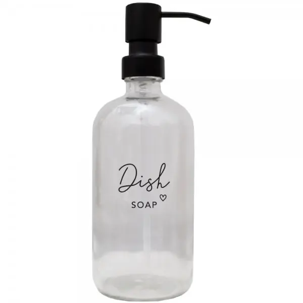 Solange Der Vorrat Reicht Eulenschnitt Seifenspender Transparent Dishsoap (22x7cm)