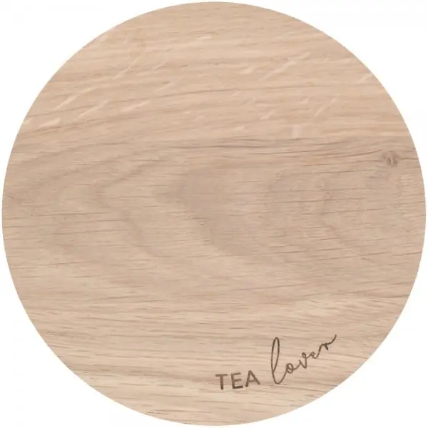 Angebot Eulenschnitt Untersetzer Eiche Tea Lover