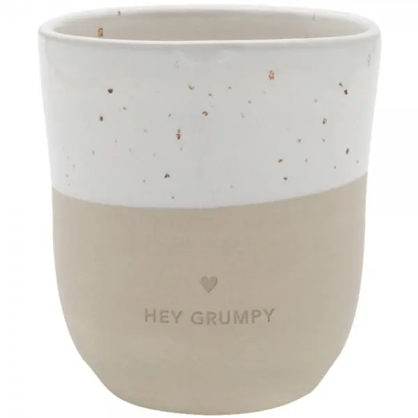Eulenschnitt Becher Hey Grumpy Super-Preis