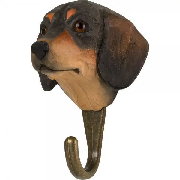 Wildlife Garden Kleiderhaken DecoHook Dachshund Braun Wochenendangebot