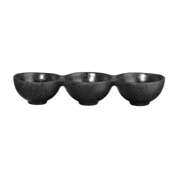 Abverkauf Asa 3er-Schale Grande Nero Black Iron (8,5x26cm)