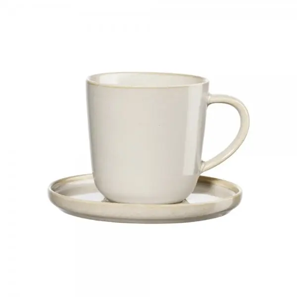 Asa Espressotasse mit Untertasse Coppa Tofu Nude (80ml) (2-teilig) Neuheit