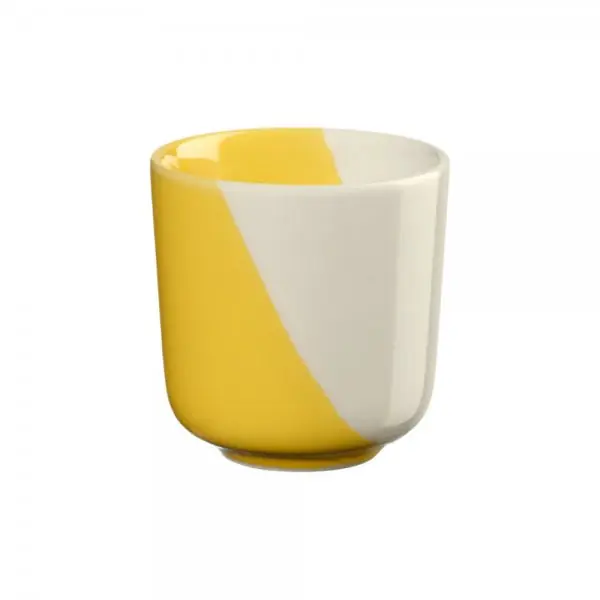 Asa Espressobecher Variété du Soleil Gelb-Weiß (80ml) Gratis Versand