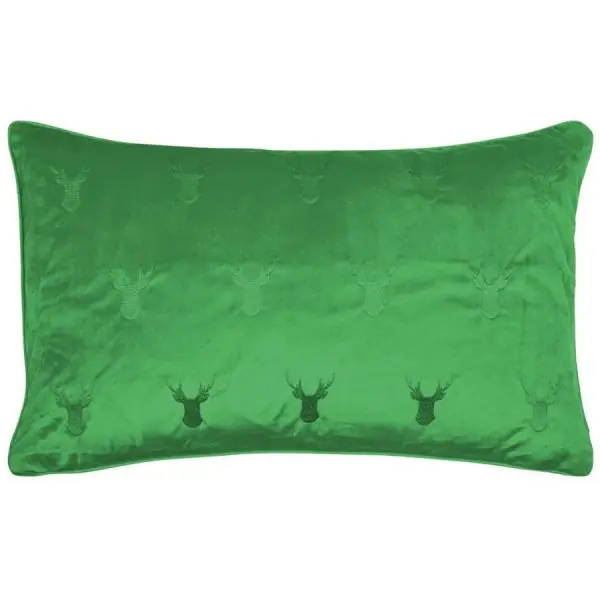 Ab Werk pad Kissenhülle Elk Hirschkopf Grün (35x60cm)